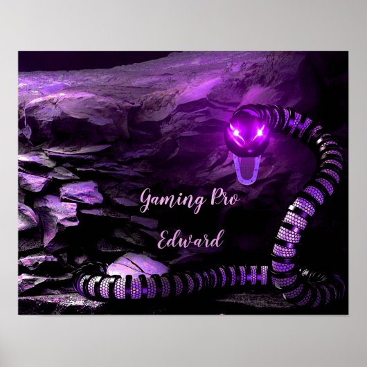 Gamer Fantasy Snake Custom Poster (Voorkant)