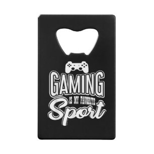 Gamer - Gamen is mijn favoriete sport Kredietkaart Flessenopener
