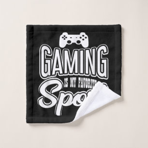 Gamer - Gamen Is Mijn Favoriete Sport Washandje