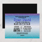 GAMER GAMING DIGITAL Bar Mitzvah Uitnodiging (Voorkant / Achterkant)