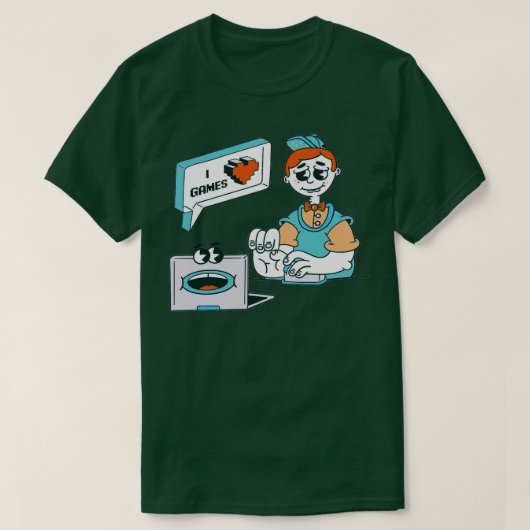 Gamer geek t-shirt (Design voorkant)