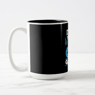 Gamer Gift Ik ben een Big Gamer Tweekleurige Koffiemok