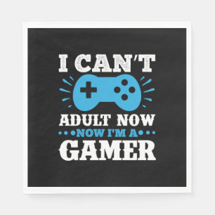 Gamer Gift nu ben ik een gamer Servet