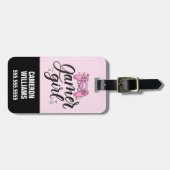 Gamer Girl Bagagelabel (Voorkant horizontaal)