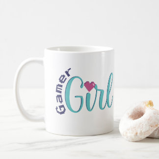 Gamer Girl Coffee Mug - Cute Gaming Gift Koffiemok