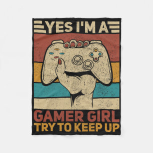 Gamer Girl Gaming Apparel Videogame Meisjes Outfit Fleece Deken
