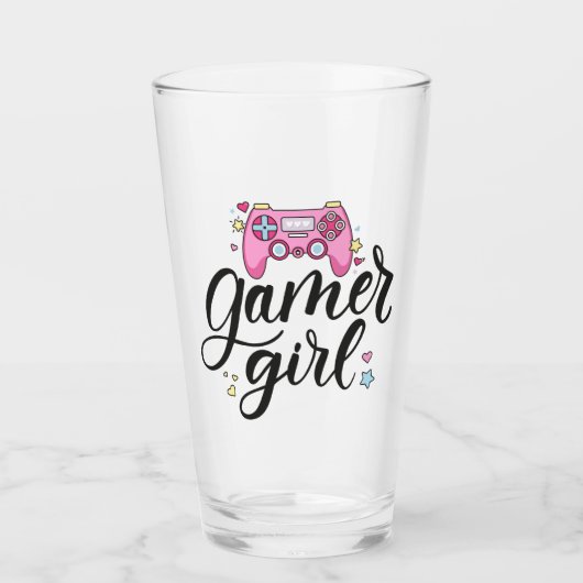 Gamer Girl Glas (Voorkant)