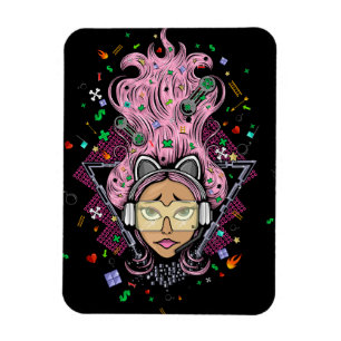 Gamer Girl Magneet