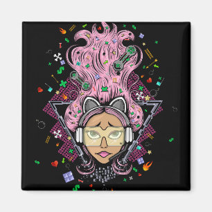 Gamer Girl Magneet