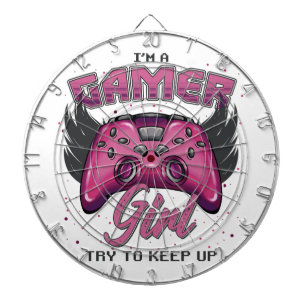 Gamer Girl-ontwerp Dartbord