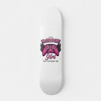 Gamer Girl-ontwerp Skateboard