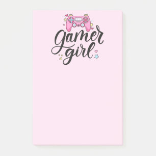 Gamer Girl Post-it® Notes