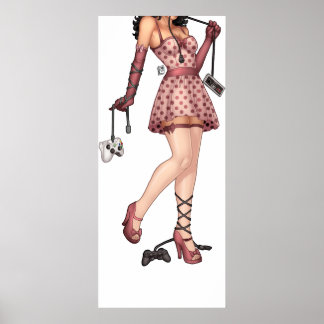 Gamer Girl Poster