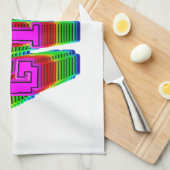 Gamer Girl-tekst Theedoek (Quarter Fold)