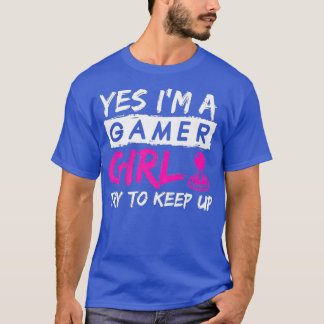 Gamer Girl Vrouw Gaming Premium T-shirt