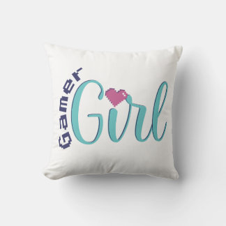 Gamer Girl Worpkussen - Perfecte Gaming Cadeau Kussen