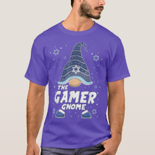 Gamer Gnome Funny Hanoukka Family T-Shirt correspo