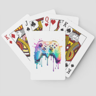 Gamer Graphic Videogame - Kleurrijke videogame Lie Pokerkaarten