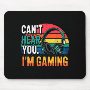 Gamer Grappig Kan Je Niet Horen Ik Ben Gamming Muismat