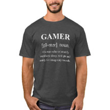 Gamer Grappige Definitie Met Witte Tekst
