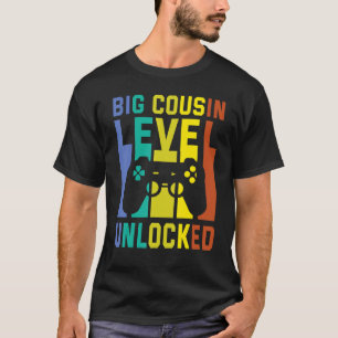 Gamer Grote Neef Level Ontgrendeld Gelukkig Voor M T-shirt