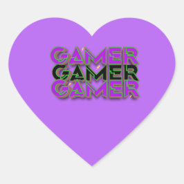 Gamer Hart Sticker