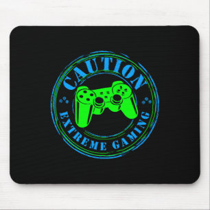 Gamer Hartslag Videogame Op Geliefde Extreme Gamen Muismat
