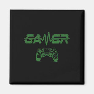 Gamer Hartslag Videogames Gamen Jongens Tieners Ma Magneet