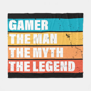 Gamer. Het Man. De mythe. De Legende. Fleece Deken