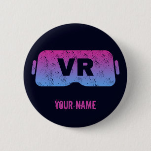 gamer-HMD-videoglas (Virtual Reality, VR) Ronde Button 5,7 Cm