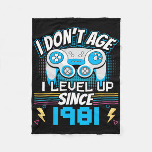 Gamer I Don't Age I Level Up beroemd gemaakt door Fleece Deken