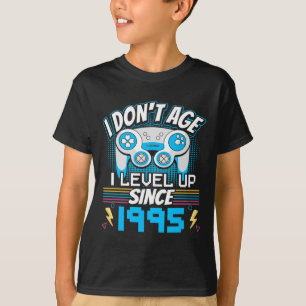 Gamer I Don't Age I Level Up beroemd gemaakt door T-shirt