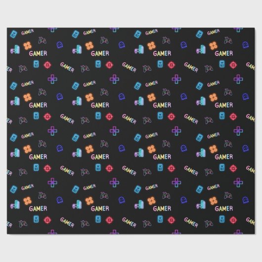 Gamer Inpakpapier (Zoom)
