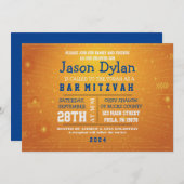 GAMER JEU DIGITAL Bar Mitzvah Invitation (Devant / Derrière)