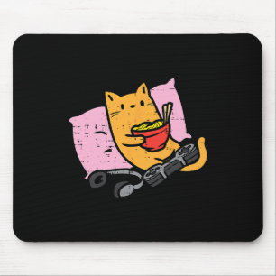 Gamer Kat Ramen Kawaii Gamen Japanse Vrouwen Meisj Muismat
