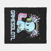 Gamer Kawaii Anime B Fleece Deken (Voorkant (Horizontaal))