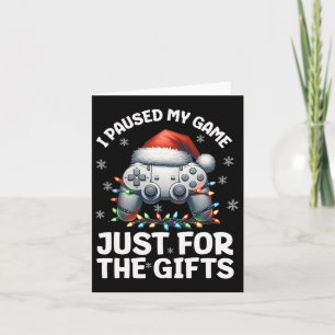 Gamer Kerst Gaming Kerstmis Videogames Jongens Chr Kaart