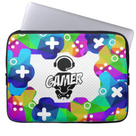 "GAMER"-LAPTOP NEOPREEN-HOESJE LAPTOP SLEEVE
