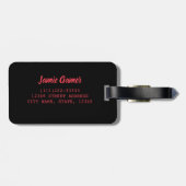 Gamer Level Up Forever Geschenk für Nerd und Geek Bagagelabel (Achterkant horizontaal)