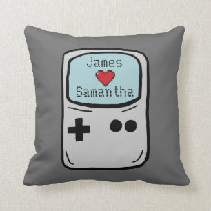 Gamer liefde hart bruiloft kussen