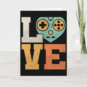 Gamer Liefde Outfit Vintage Videospel Kostuum Retr Kaart