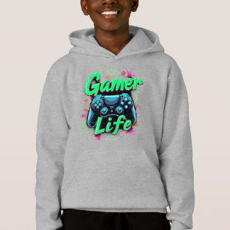 "Gamer Life T-shirt - Cool, Retro & Trendy Gaming