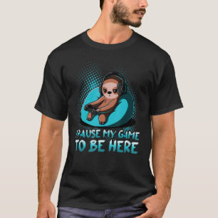 Gamer Luiaard Gamen T-shirt