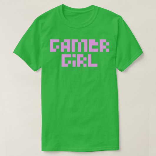 Gamer meisje4 t-shirt (Design voorkant)