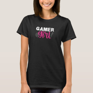 Gamer Meisje D20 Dungeon Zoeken Dragon Fighting G T-shirt