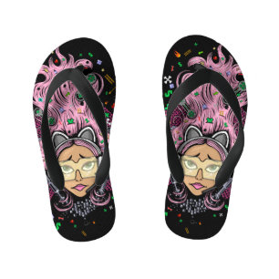 Gamer Meisje Kinder Teenslippers