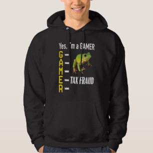 Gamer Meme Commerce Tax Fraud Hoodie