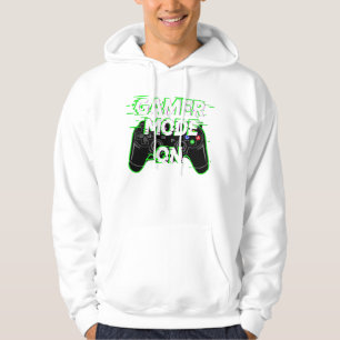 Gamer Modus AAN – Neon Glitch Gaming T-Shirt Ontwe
