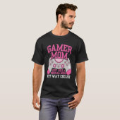 Gamer Moeder Computer Game Videospelcomputer Moede T-shirt (Voorkant volledig)