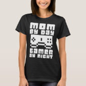 Gamer Moeder Moederschap Joystick Controller Video T-shirt (Voorkant)